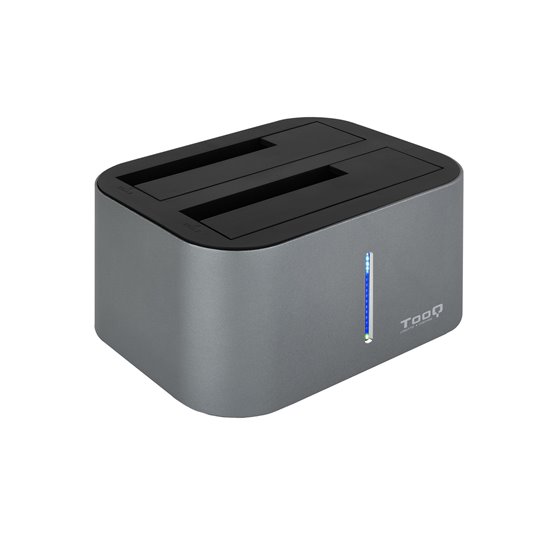 TQDS-805G base de conexión para disco duro USB 3.2 Gen 1 (3.1 Gen 1) Type-B Aluminio