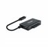 TQHDA-02C base de conexión para disco duro USB 3.2 Gen 1 (3.1 Gen 1) Type-C Negro