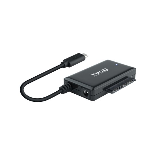 TQHDA-02C base de conexión para disco duro USB 3.2 Gen 1 (3.1 Gen 1) Type-C Negro