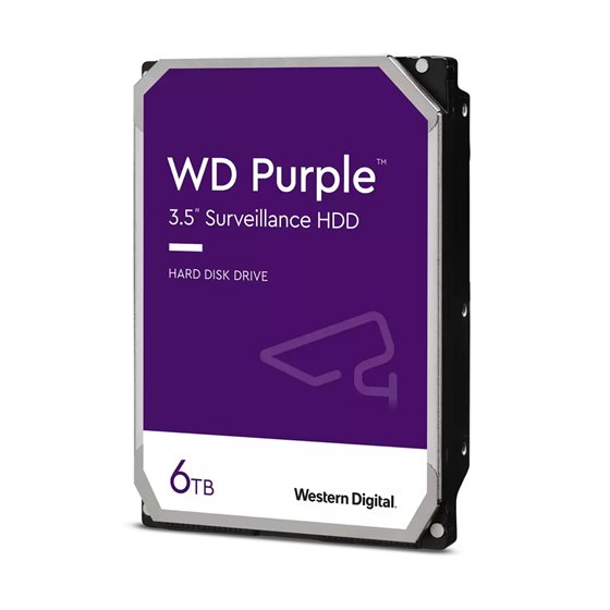 Purple disco duro interno 6 TB 5400 RPM 256 MB 3.5" Serial ATA III