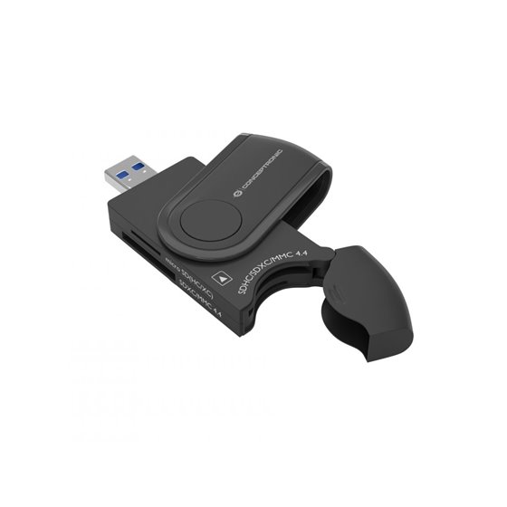 StreamVault BIAN04B lector de tarjeta USB 3.2 Gen 1 (3.1 Gen 1) Type-A Negro