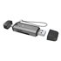 NCZ-2262 lector de tarjeta USB 3.1 Interno Negro, Gris Oscuro