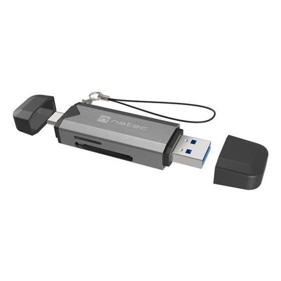 NCZ-2262 lector de tarjeta USB 3.1 Interno Negro, Gris Oscuro