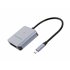 BIAN08G lector de tarjeta USB 3.2 Gen 2 Type-C Gris