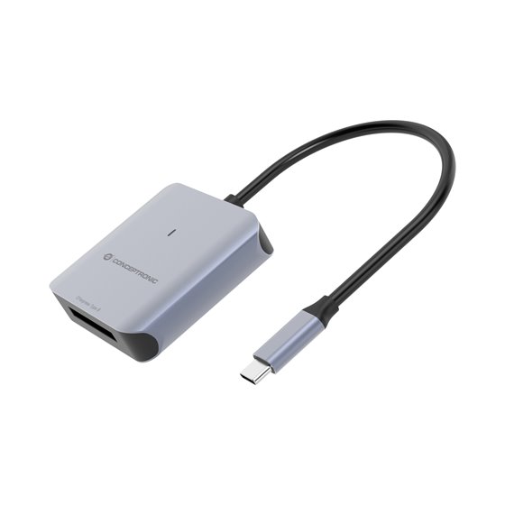 BIAN08G lector de tarjeta USB 3.2 Gen 2 Type-C Gris