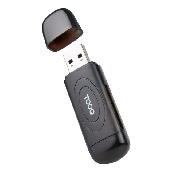 Lector de Tarjetas USB 3.0, 2 en 1, SD/TF, Negro