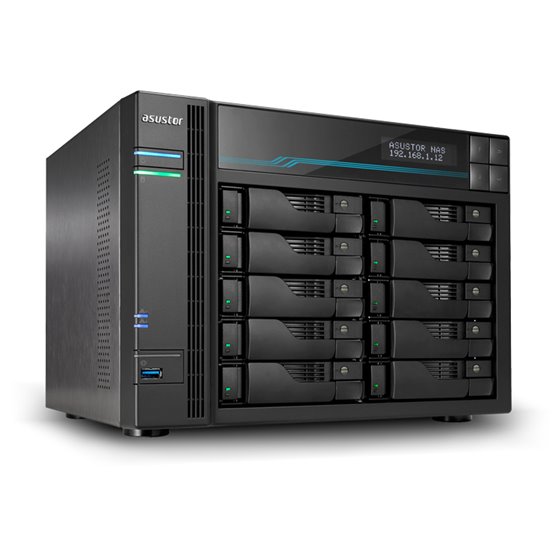 AS7110T servidor de almacenamiento NAS Escritorio Intel® Xeon® 8 GB DDR4 0 TB Negro