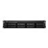 RackStation RS1221+ servidor de almacenamiento NAS Bastidor (2U) Ryzen Embedded V1500B 4 GB DDR4 0 TB DiskStation Manager Negro