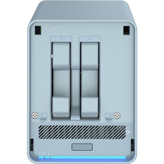 QMiroPlus-201W NAS Escritorio Intel® Celeron® J4125 4 GB DDR4 0 TB QNAP Turbo System Azul