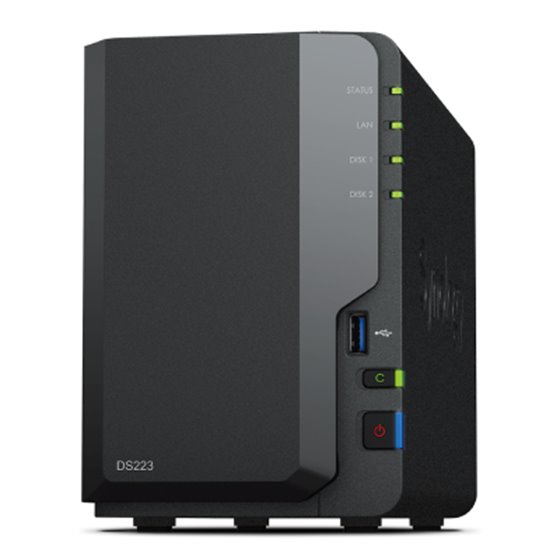 DiskStation DS223 servidor de almacenamiento NAS Escritorio Realtek RTD1619B 2 GB DDR4