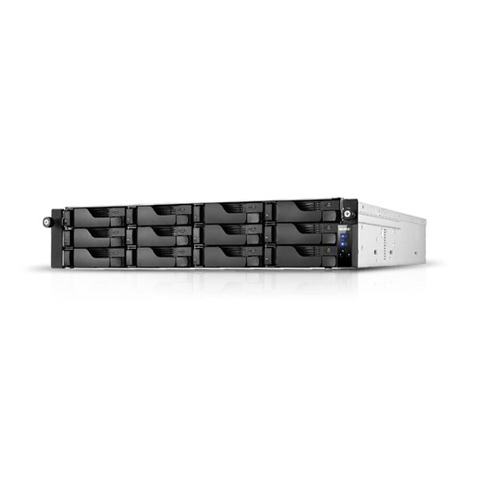 AS6512RD NAS Bastidor (2U) Intel Atom® C3538 8 GB DDR4 0 TB ADM Negro
