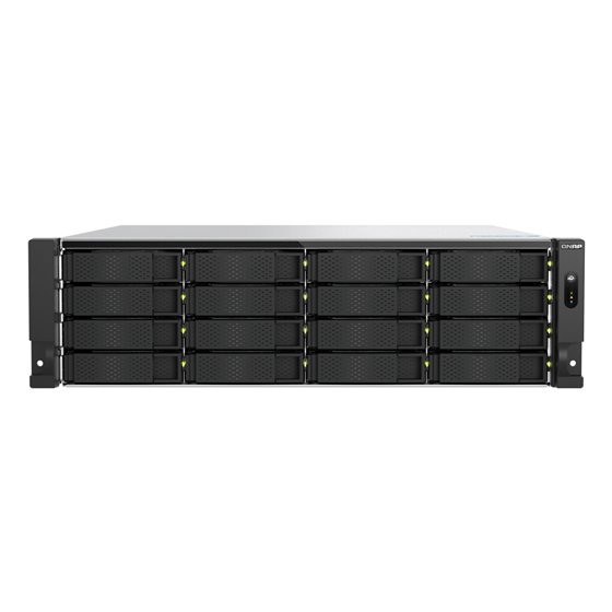 TS-H1677AXU-RP Servidor de almacenamiento Bastidor (3U) AMD Ryzen™ 7 7745 32 GB DDR5 0 TB QNAP QTS Negro, Gris