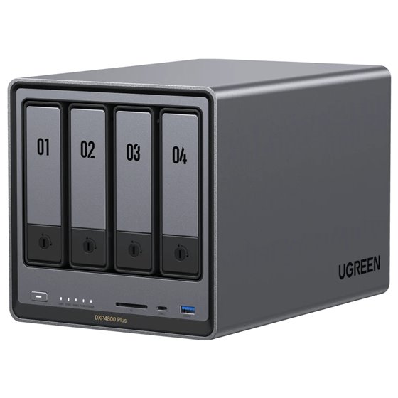 NASync DXP4800 Plus NAS Escritorio Intel® Pentium® Gold 8505 8 GB DDR5 0 TB UGOS Pro