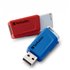 Store 'n' Click - Unidad USB 3.2 GEN1 - 2x32 GB, Rojo/Azul