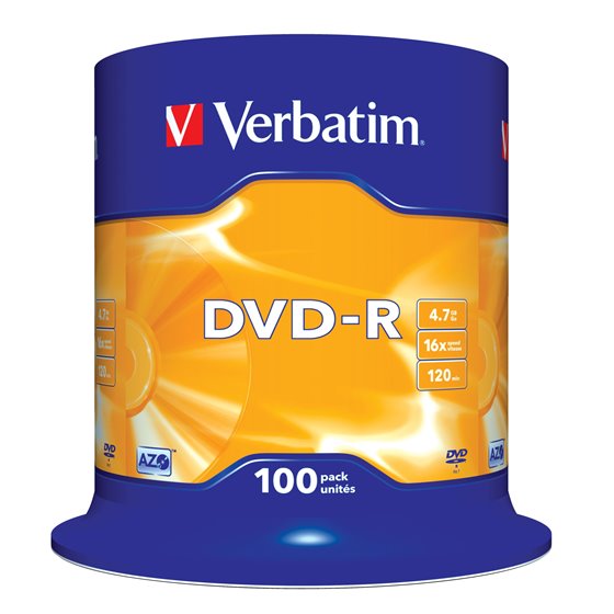 DVD-R Matt Silver 4,7 GB 100 pieza(s)