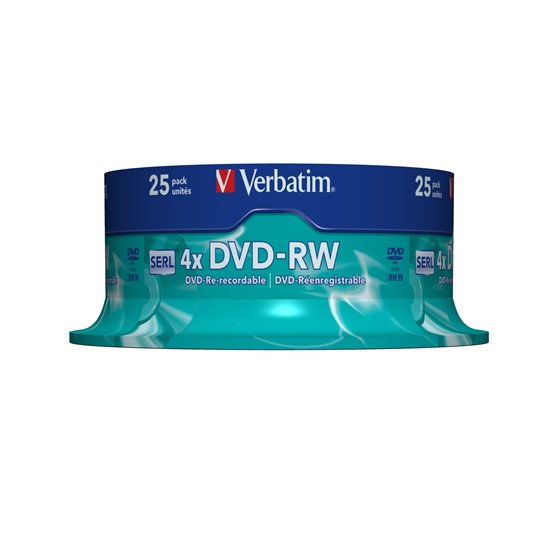 DVD-RW Matt Silver 4,7 GB 25 pieza(s)