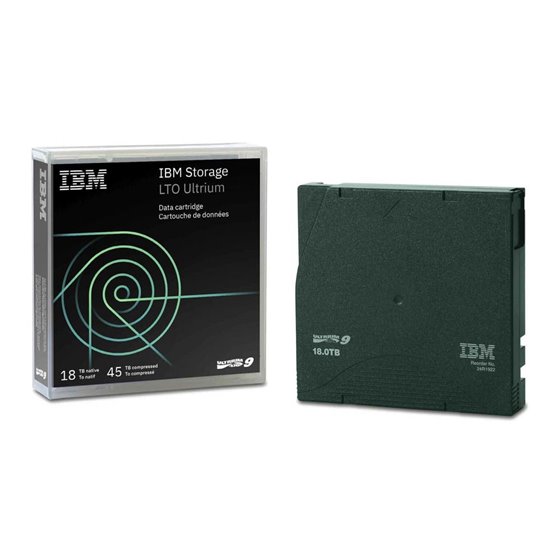 02XW568 Cinta de datos virgen 18 TB LTO