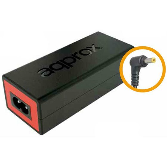 appA05 adaptador e inversor de corriente Interior 65 W Negro, Rojo
