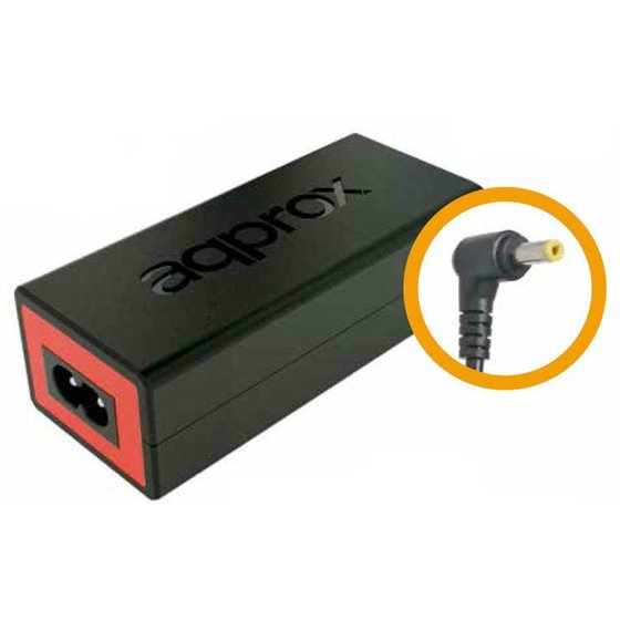 appA09 adaptador e inversor de corriente Interior 90 W Negro, Rojo