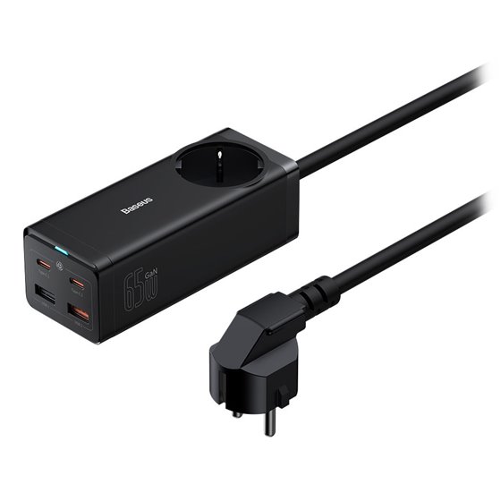 PSZM000901 adaptador e inversor de corriente Interior 65 W Negro