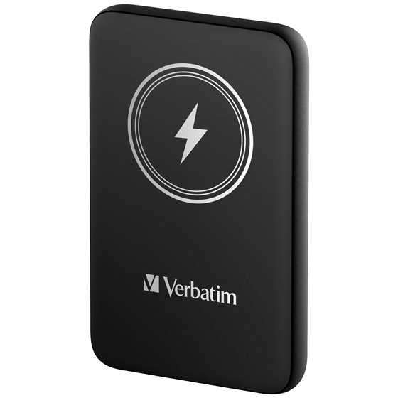 Charge 'n' Go Polímero de litio 10000 mAh Cargador inalámbrico Negro
