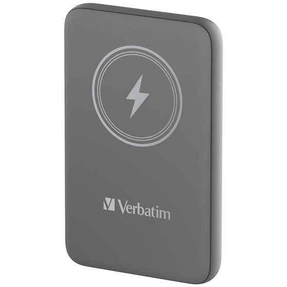 Charge 'n' Go Polímero de litio 10000 mAh Cargador inalámbrico Gris