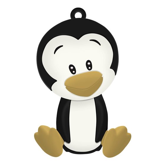 PBPENGUIN batería externa Polímero de litio 2600 mAh Negro, Blanco, Amarillo