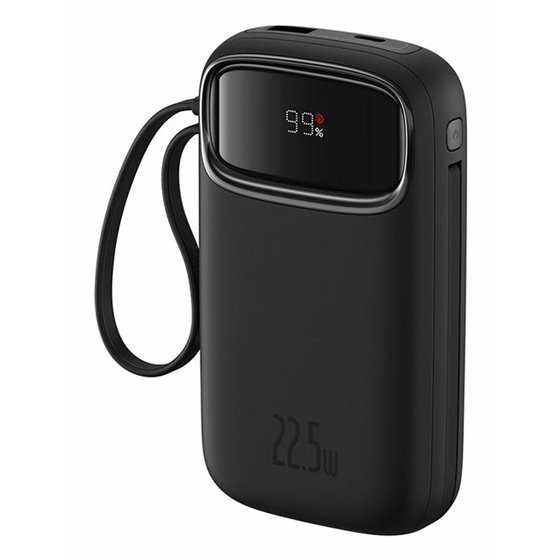 QPow2 Polímero de litio 10000 mAh Negro
