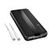 TREVI SLIM Q V2 Polímero de litio 10000 mAh Negro