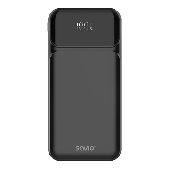 BA-08 batería externa Polímero de litio 1000 mAh Negro
