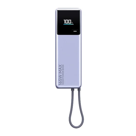 BHR9361GL batería externa Ión de litio 10000 mAh Negro, Lila