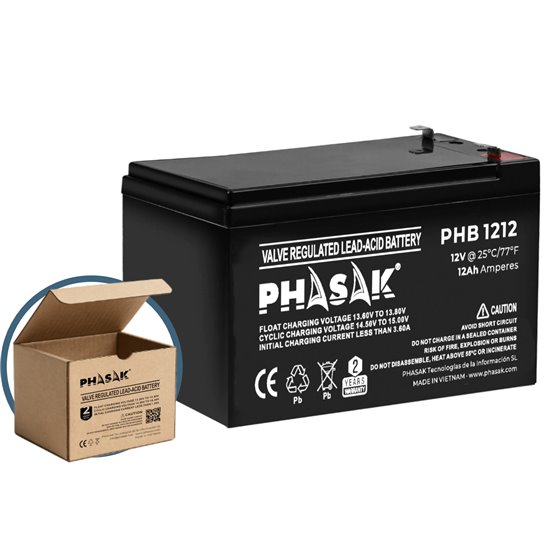 Batería 12V 12Ah - PHB 1212