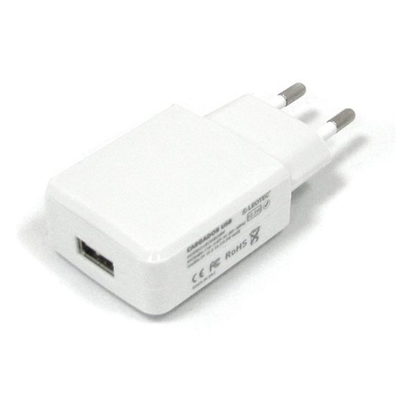 Cargador USB 5V 2A Blanco