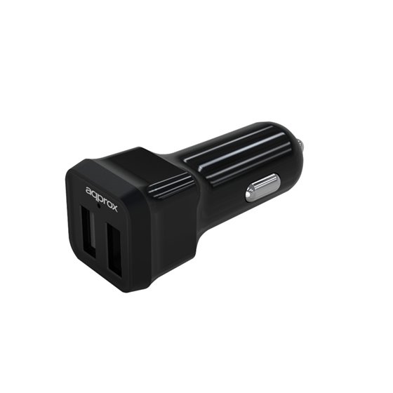 APPUSBCAR24B cargador de dispositivo móvil Negro Auto
