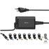 Cargador universal portátil 7 adapt., de 15-19V/65W