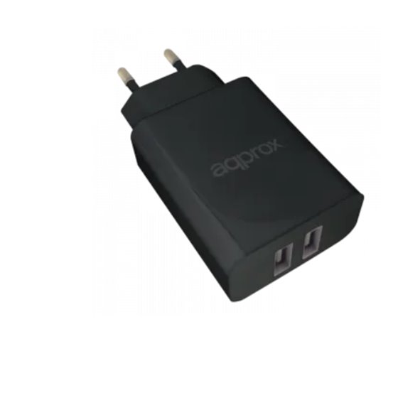 APPUSBWALL24B cargador de dispositivo móvil Negro Interior