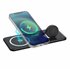 MAGFOLD2IN1 Smartphone, Reloj inteligente Negro USB Cargador inalámbrico Interior
