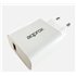 CARGADOR USB DE VIAJE/PARED 3.0 + CABLE TYPE-C 18W BLANCO Interior