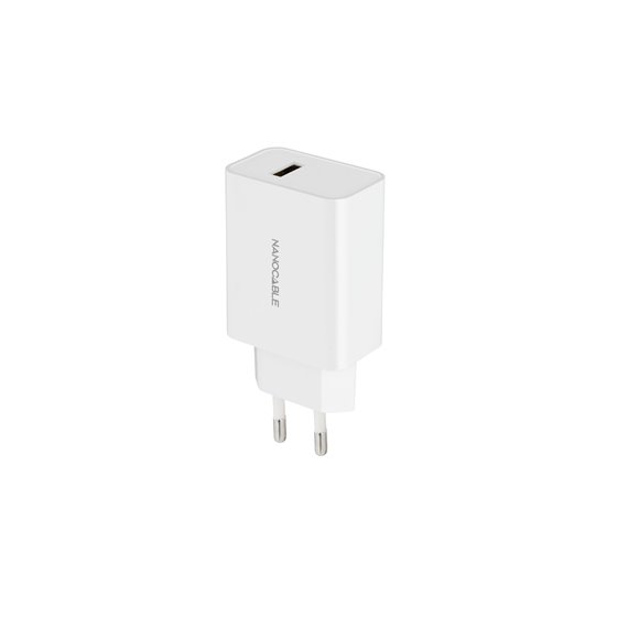 Cargador USB, 5V/2.1A, Blanco