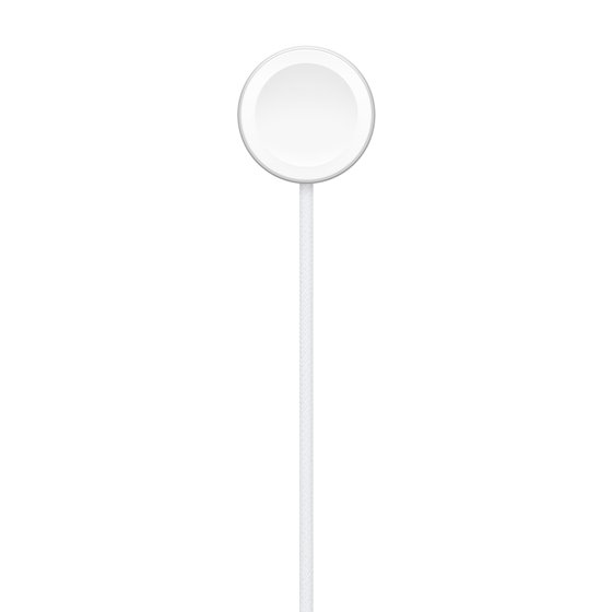 MT0H3TY/A cargador de dispositivo móvil Reloj inteligente Blanco USB Cargador inalámbrico Carga rápida Interior