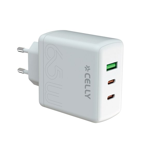 TC3GAN65WEVOWH cargador de dispositivo móvil Smartphone, Tableta Blanco Corriente alterna Carga rápida Interior