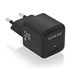 Cargador GaN 25W, 1xUSB-C PD3.0 QC4.0, Negro