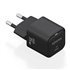 Cargador GaN 35W, 1xUSB-C PD3.0 QC4.0, Negro