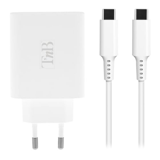 CHNBTINY65 cargador de dispositivo móvil Portátil, Smartphone, Tableta Blanco Corriente alterna Carga rápida Interior