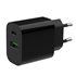 TA-UC-PDQC20-01-BK cargador de dispositivo móvil Universal Negro Corriente alterna Carga rápida Interior