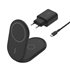 BoostCharge Auriculares, Smartphone Negro USB Cargador inalámbrico Carga rápida Interior
