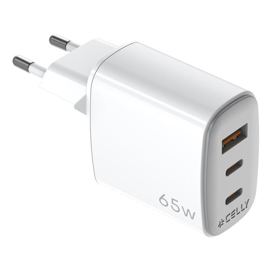 UPTC1USB2USBC65 cargador de dispositivo móvil Smartphone, Tableta, Teléfono Blanco USB Interior