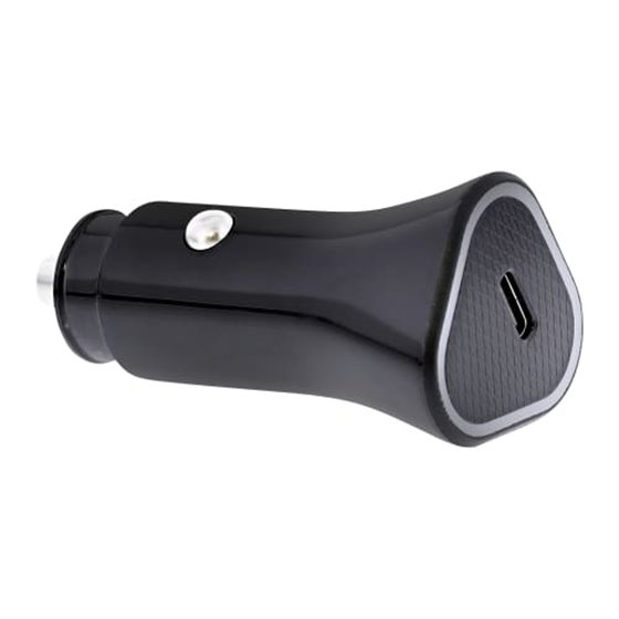WCACPD20 cargador de dispositivo móvil Universal Negro Encendedor de cigarrillos Auto