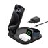 BoostCharge Auriculares, Smartphone, Reloj inteligente Negro USB Cargador inalámbrico Carga rápida Interior
