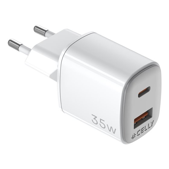 UPTC1USB1USBC35 cargador de dispositivo móvil Universal Blanco Corriente alterna Carga rápida Interior